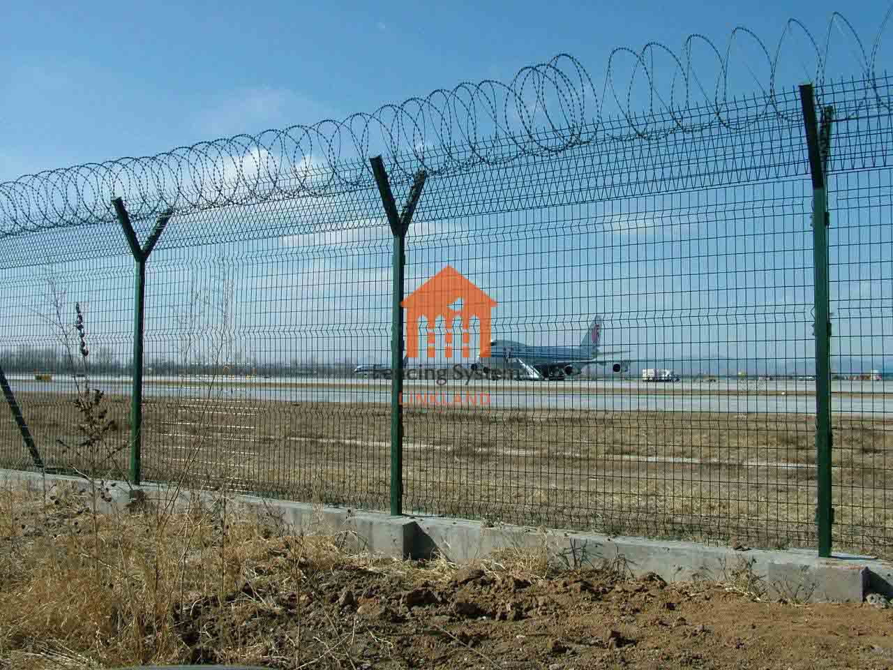 Chain link fence